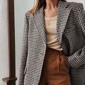 Vintage 1980’s ‘Paul Stanley’ Boxy Plaid Blazer